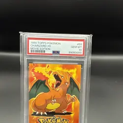 1999 Topps Charizard PSA 10 Pokemon #6 Movie Edition #E6 Gem Mint - Image 5