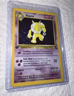 Pokemon Hypno Holo Fossil First Edition GREAT CONDITION - Image 1