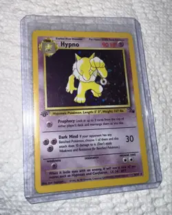 Pokemon Hypno Holo Fossil First Edition GREAT CONDITION - Image 2