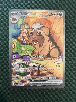 Pokemon TCG Arven's Mabosstiff EX #235/182 Sv10: Destined Rivals Sir NM - Image 1