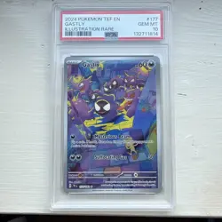 PSA 10 Gastly 177/162 Temporal Forces Illustration Rare Pokemon - Image 1