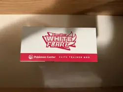 Pokemon Center White Flare Elite Trainer Box ETB - **READ DESCRIPTION** - Image 3