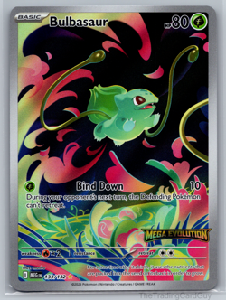 Pokemon Bulbasaur 133/132 Illustration Rare (Stamped) Promo Mega Evolutions NM - Image 1