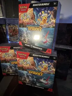 Pokemon TCG: S&V Surging Sparks Factory Sealed Booster Bundle Box - Image 1