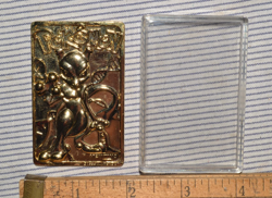 Vintage 1999 Nintendo 23K Gold Plated Pokemon Trading Card - Mewtwo - Image 1