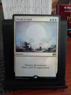 MTG Dominaria Remastered Wrath of God 037 Foil Magic The Gathering Card - Image 1