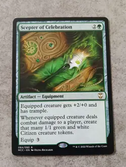 MTG Magic the Gathering - Scepter of Celebration - New Capenna Commander - Image 1