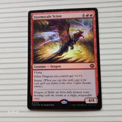 Magic: The Gathering - Tarkir: Dragonstorm ~ Mythic ~ Stormscale Scion (Foil) - Image 1