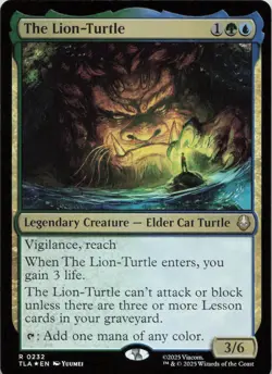The Lion-Turtle - FOIL - R Avatar: The Last Airbender 232 - MTG - Image 1