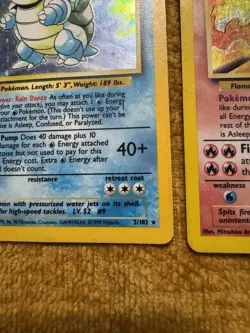 Pokemon TCG Base Set Charizard, Blastoise, Venusaur MP-HP READ DESCRIPTION - Image 4
