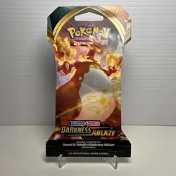 Pokemon TCG: Darkness Ablaze | Sleeved Booster Pack New Factory Sealed Charizard - Image 1