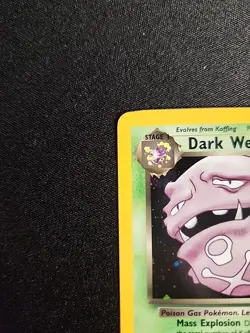 Pokemon TCG Dark Weezing Team Rocket 14 Holo Unlimited Holo Rare NM - Image 2