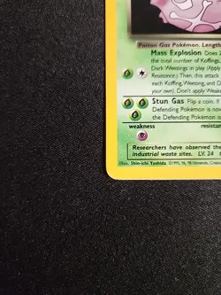 Pokemon TCG Dark Weezing Team Rocket 14 Holo Unlimited Holo Rare NM - Image 4