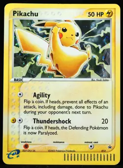 Pikachu 012 LP Black Star Promo Pokemon Card - Image 1