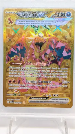 2023 POKEMON OBF EN-OBSIDIAN FLAMES HYPER RARE #228 CHARIZARD EX PSA 10 GEM MT - Image 2
