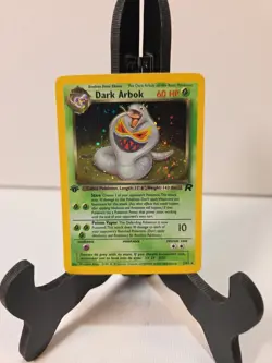 Pokemon TCG Dark Arbok Team Rocket 2/82 Holo Rare 1st Edition NM - Image 1