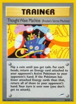 Thought Wave Machine - 96/105 - Rare - Unlimited Edition PL/MP, English Pokemon - Image 1