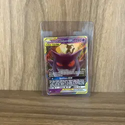 Pokemon TCG Gengar & Mimikyu GX 53/181 German 2019 Team Up - Image 1
