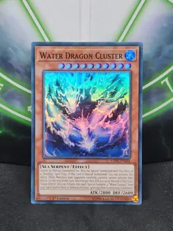 Yugioh Water Dragon Cluster LEDU-EN036 Suoer Rare 1st Edition NM - Image 1