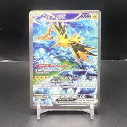 Pokemon TCG Zapdos EX Card 202-165 SIR Scarlet Violet 151 set - Image 1