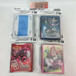 Gundam Card Game Official Card Sleeve 01 Set of 4 2025 New JP - Image 2