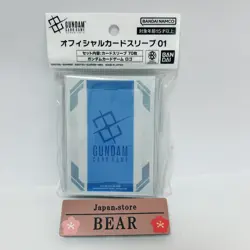 Gundam Card Game Official Card Sleeve 01 Set of 4 2025 New JP - Image 3