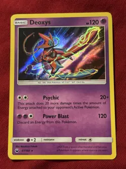 Pokemon Card Deoxys Celestial Storm Holo Rare 67/168 Near Mint - Image 1