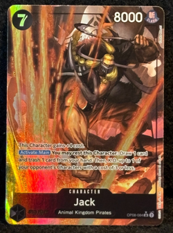 Jack (Alt Art Parallel) - One Piece Card Game OP08-084 - Two Legends - Image 1