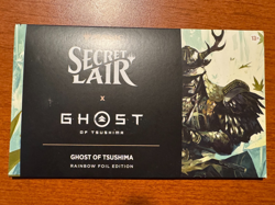 MTG Secret Lair x PlayStation Ghost of Tsushima RAINBOW FOIL Edition - Image 1