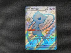 2024 Pokemon Mew ex 216/091 Paldean Fates Holo Full Art Shiny Ultra Rare NM - Image 3