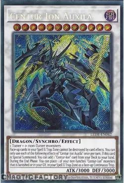YUGIOH LEDE-EN042 Centur-Ion Auxila Secret Rare 1st Edition NM - Image 1