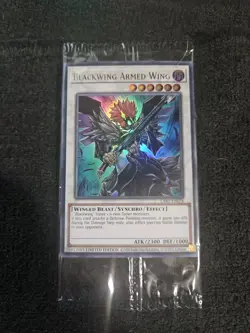 Yu-Gi-Oh Blackwing Armed Wing- LART-EN078 Sealed NM Ultra Lost Art - Image 1