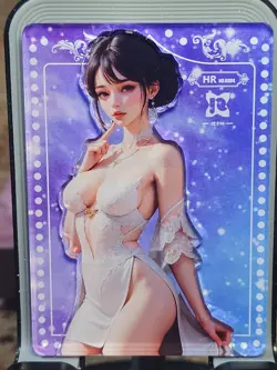 ACRYLIC HIT No.1 Charm Girl Card Goddess Story Anime Waifu Japanese HR- 004 HR - Image 1