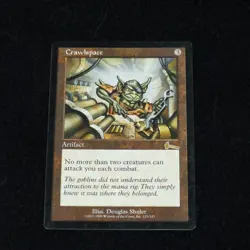 Magic The Gathering Crawlspace Urza's Legacy Rare Artifact MTG EX +Condition - Image 1