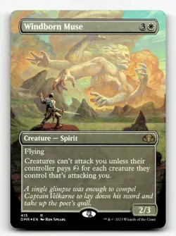 Windborn Muse (Borderless) 415 Foil R Dominaria Remastered - Image 1