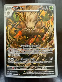 Pokemon Shiftry 163/162 Temporal Forces Holo Illustration Rare (NM) - Image 1