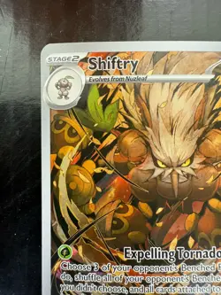 Pokemon Shiftry 163/162 Temporal Forces Holo Illustration Rare (NM) - Image 2