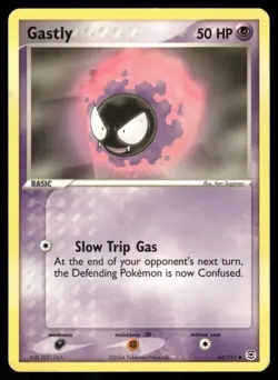 GASTLY - 63/112 Common FireRed & LeafGreen Pokemon LP - Image 1