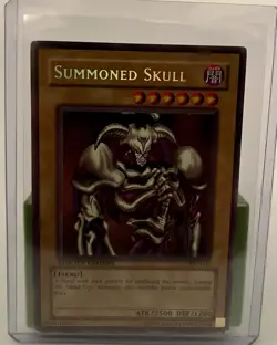 Yu-Gi-Oh! Summoned Skull BPT-002 Secret Rare MP Vintage Collectors Tin - Image 1