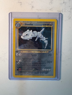 Steelix 015/111 Holo 1st Edition Lightly Played Neo Genesis Pokemon Card TCG - Image 1