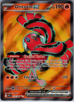 Oricorio ex 110/094 ME02: Phantasmal Flames - Pokemon Card - NM - Image 1