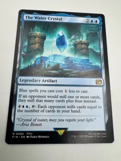 Magic the Gathering the Water Crystal Final Fantasy Card #85 - Image 1