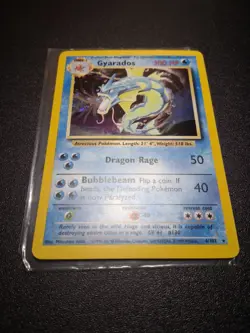 Pokemon TCG Gyarados Base Set Holo Rare Card 6/102 Excellent Condition - Image 3