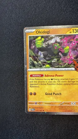 Okidogi (Cosmos Holo) 111/167 Trick or Trade 2024 Holo Pokemon Card - Image 3