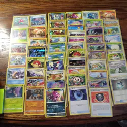 Pokemon Trading Card Game Mixed cards 52 Lot 4 - Image 1