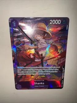 One Piece Shanks Alt Art AA OP13-065 English Card Game TCG CCG - Image 5