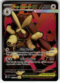 Mega Lopunny ex 115/094 ME02: Phantasmal Flames NM Pokemon Card TCG - Image 1