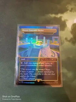Command Tower [Master Emerald Shrine] SECRET LAIR FOIL MTG - Image 1