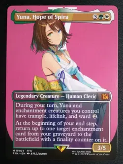 MTG Final Fantasy - Yuna, Hope of Spira - Borderless Mythic - Image 1
