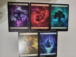 MTG THEROS BEYOND DEATH LAND ART SET ONE OF EACH LAND EX-MINT FREE SHIPPING!!! - Image 1